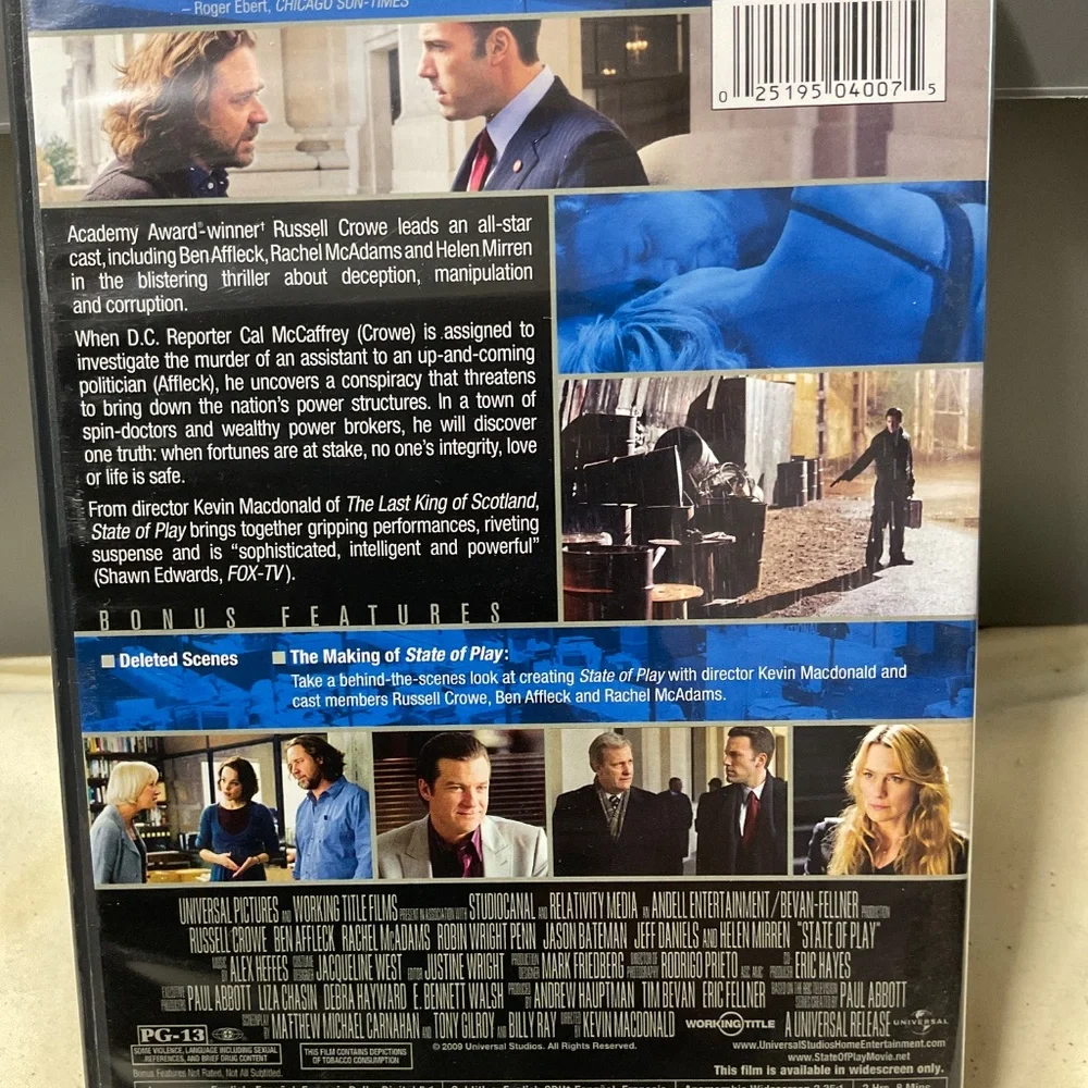 DVD - State of Play. V93